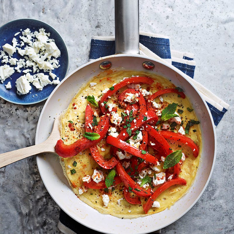 Photo of Red pepper & feta omelette by WW