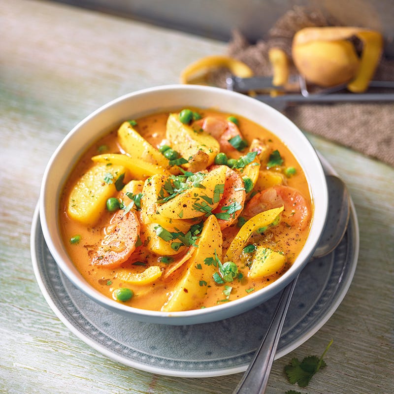 Foto van Groentekorma met kokosmelk en aardappel door WW