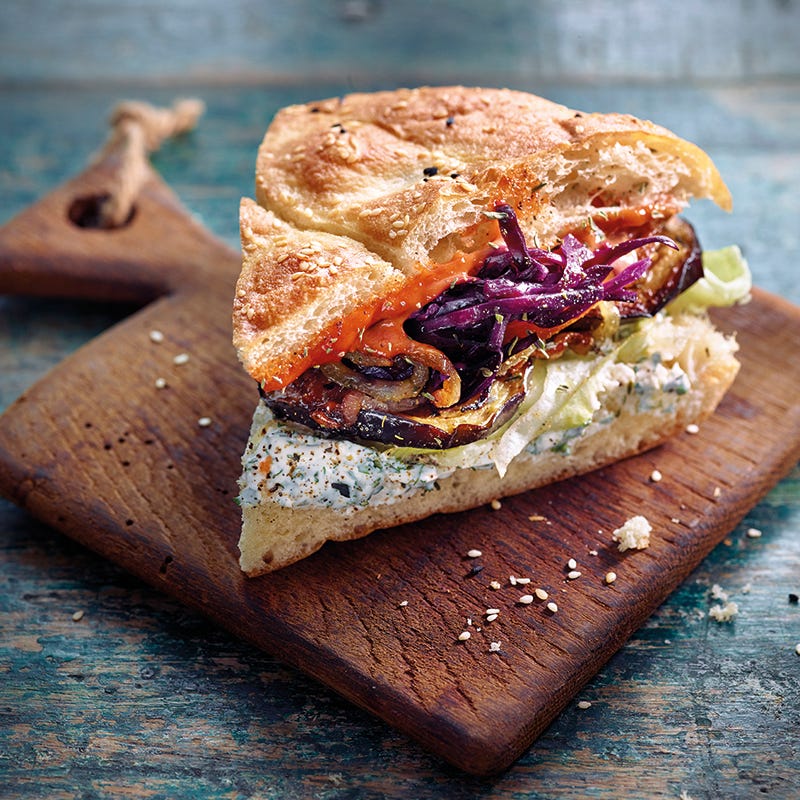 Photo de Vegetarische doner met rode kool prise par WW