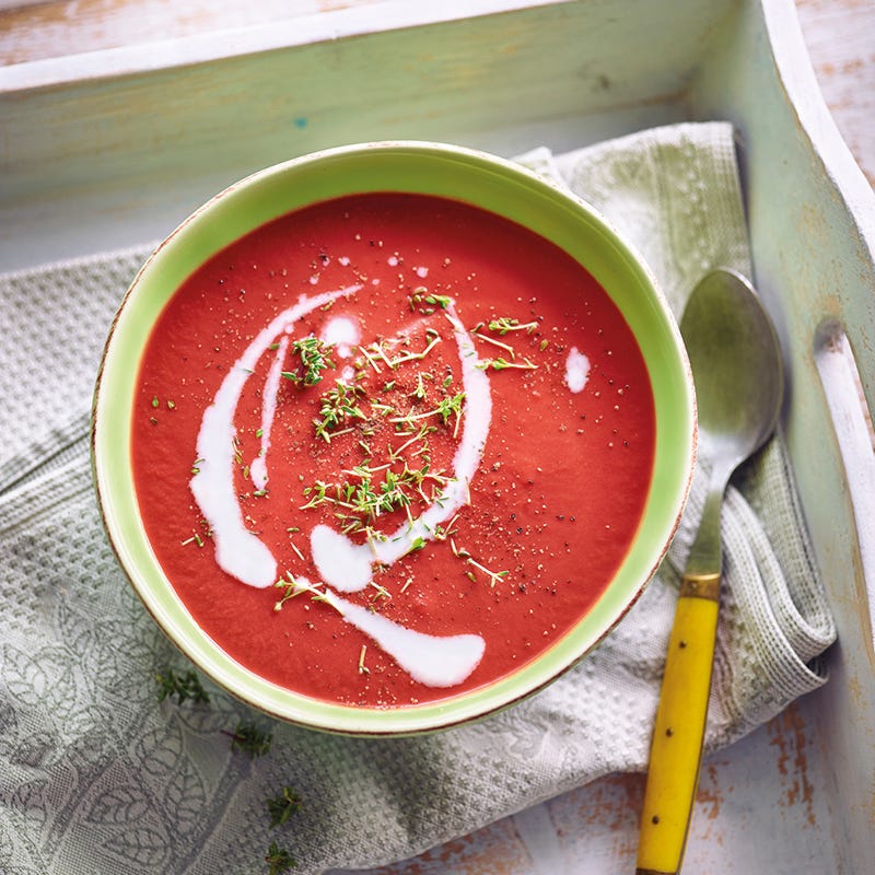 Foto van Rode bietensoep met kokosmelk door WW
