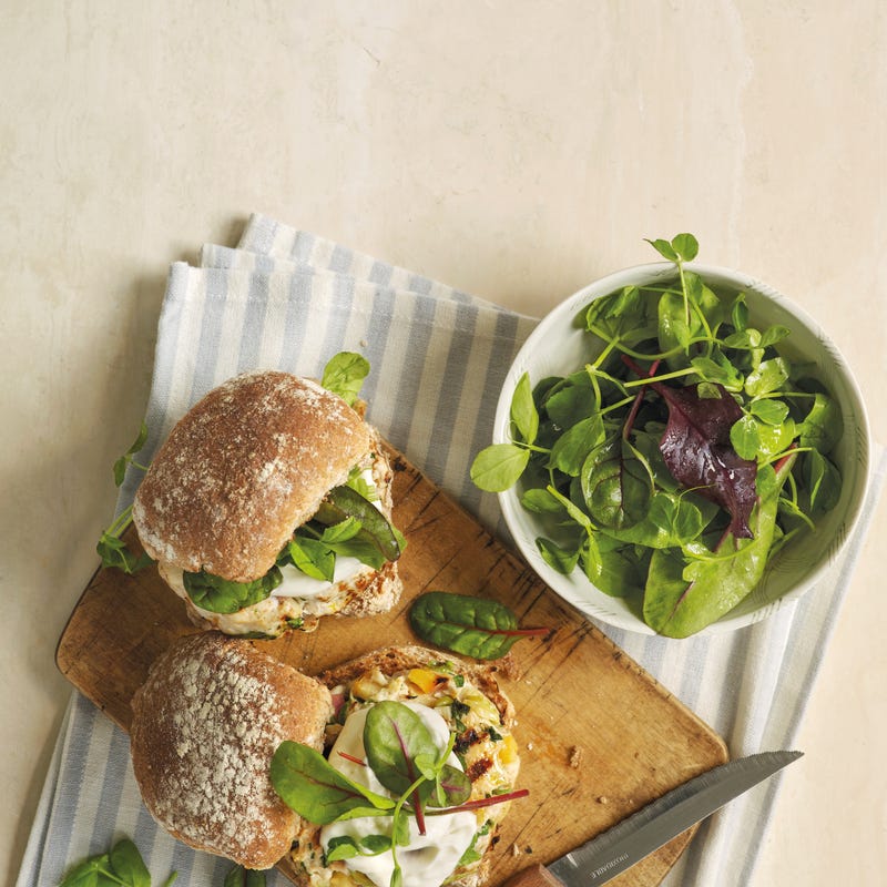 Photo de Burger pomme poulet prise par WW