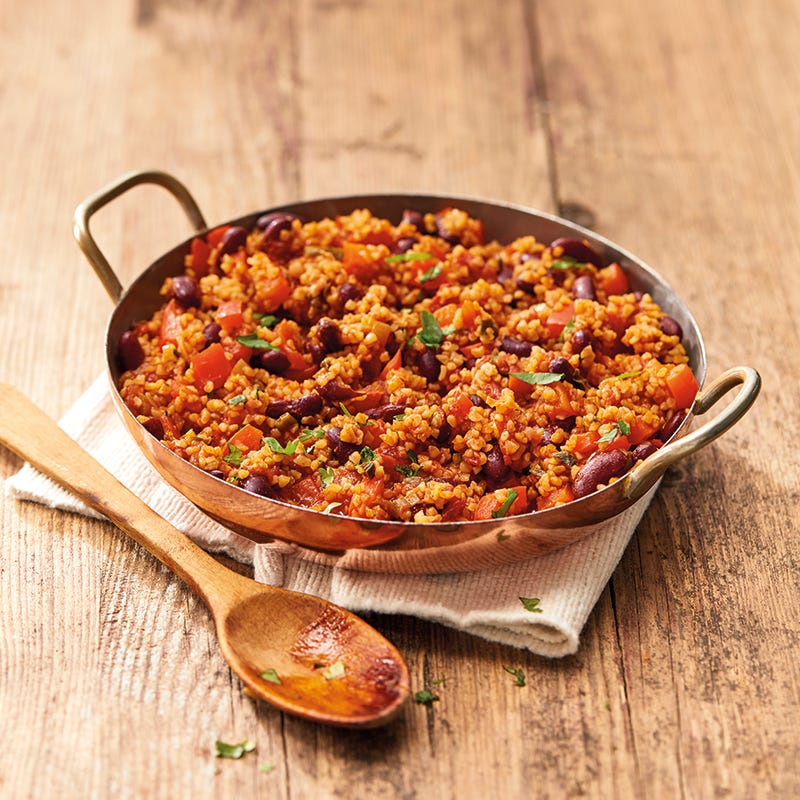 Foto van Pittig bulgurpannetje door WW