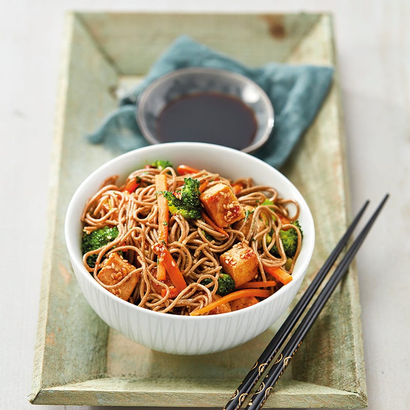 Foto van Sobanoedels met tofu door WW