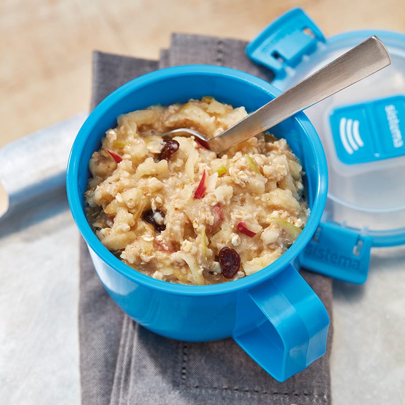 Foto van Appel-kaneelpap met rozijnen door WW