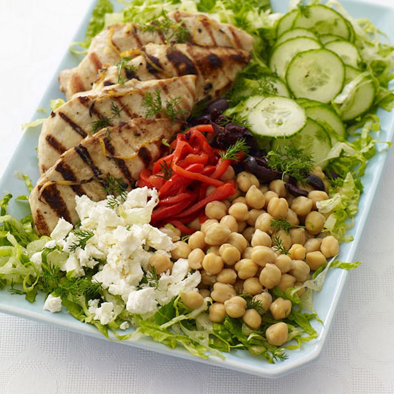 Photo of SW Greek Lemon-Dill Grilled Chicken Salad by WW