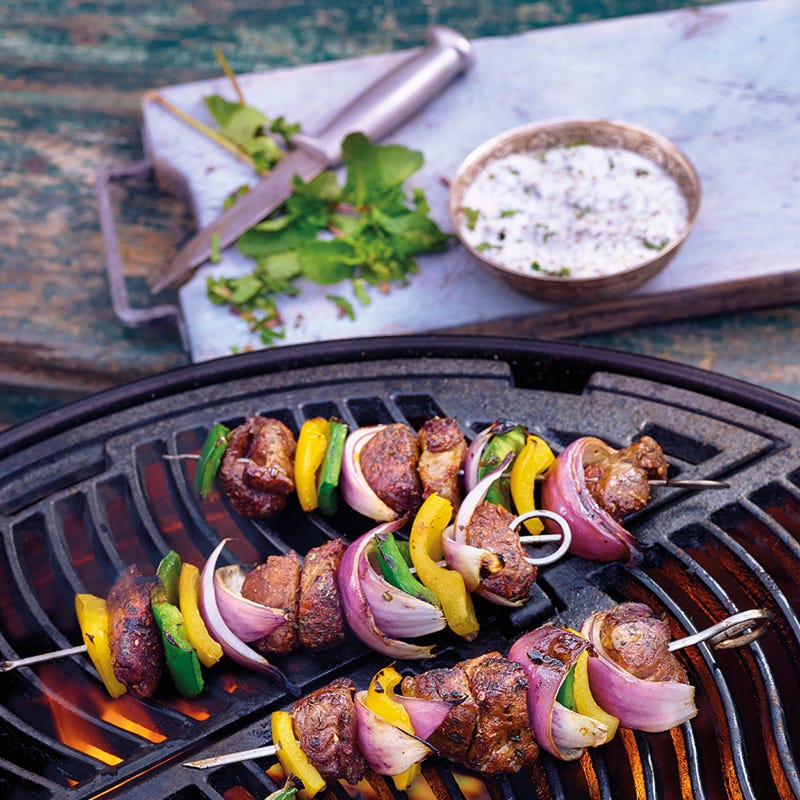 Foto van Runderspiesjes met muntsaus door WW