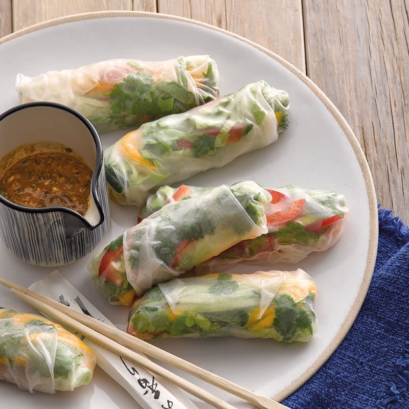 Sommerrollen mit Chili-Dip