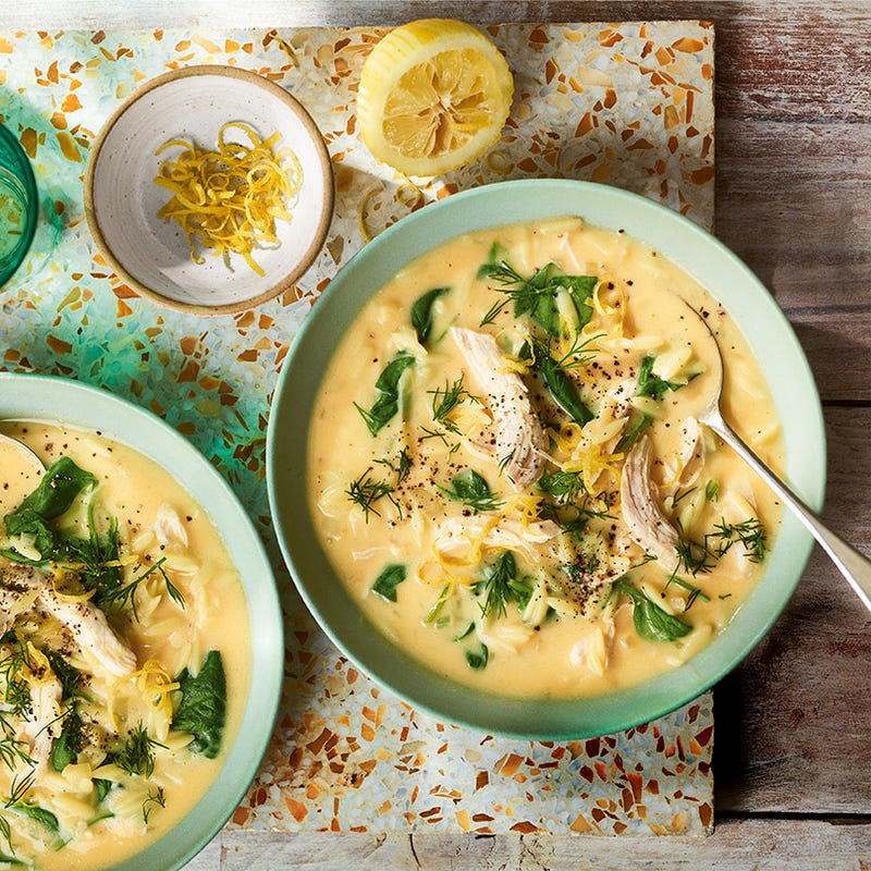 Photo of Greek-style lemon & chicken soup by WW