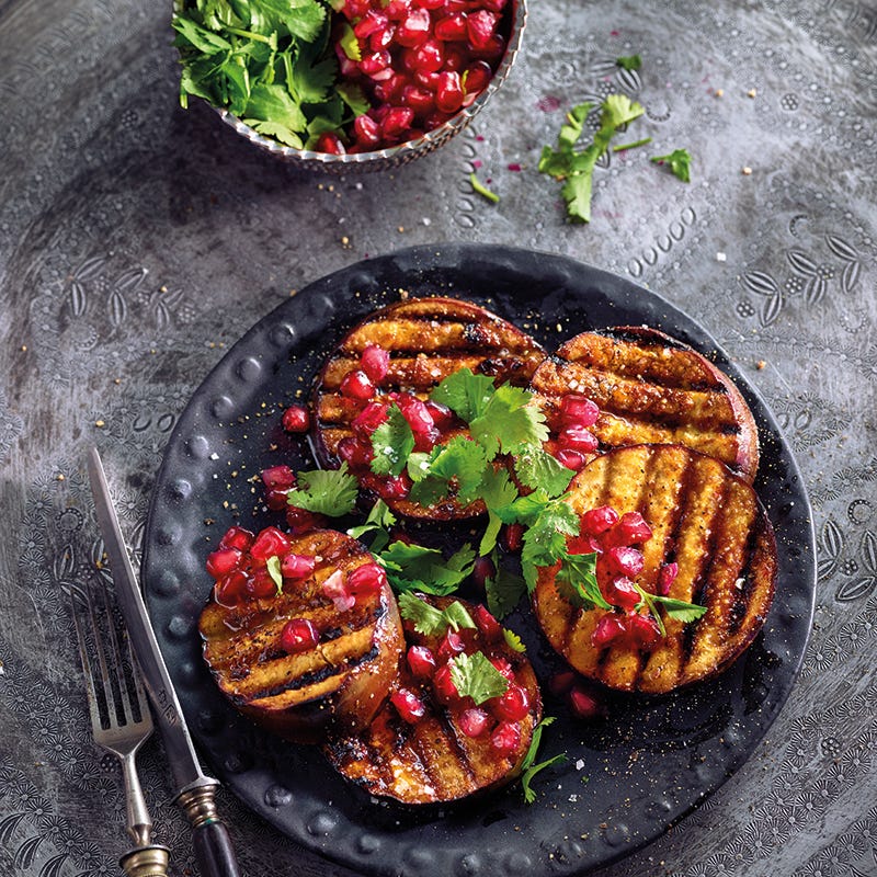 Foto van Oriëntaalse aubergine met rozijnenmarinade door WW
