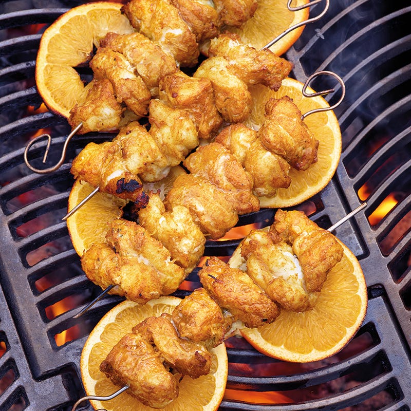 Photo de Brochettes de poissons à l'indienne prise par WW