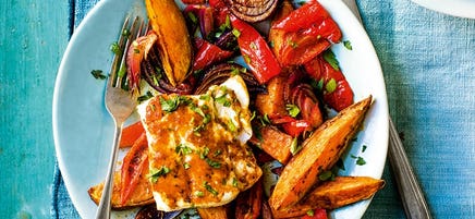 Baked piri piri fish