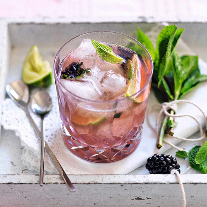 Brombeercocktail