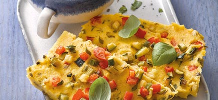 Polenta-Gemüse-Schnitten