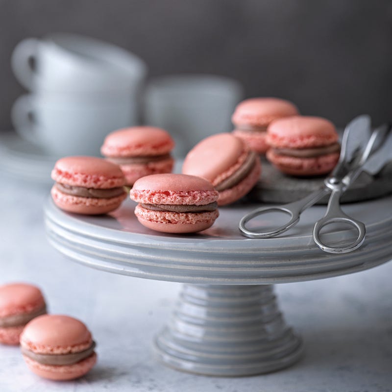 Foto van Macarons met chocolade door WW