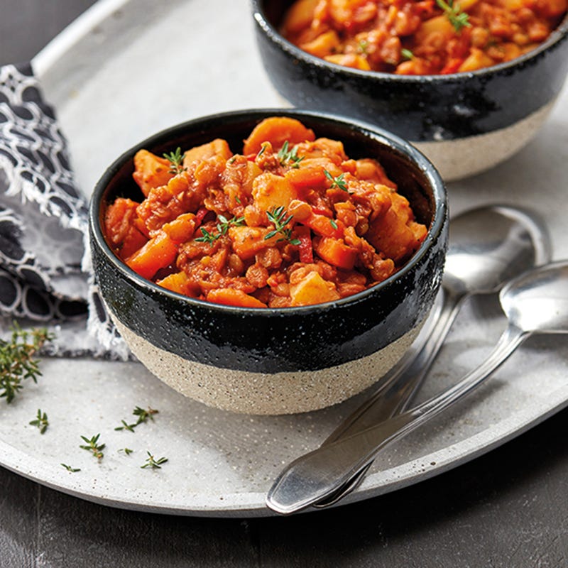 Foto van Chili met linzen en aardappelen door WW