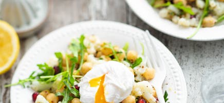 Salade de chou-fleur et pois chiches