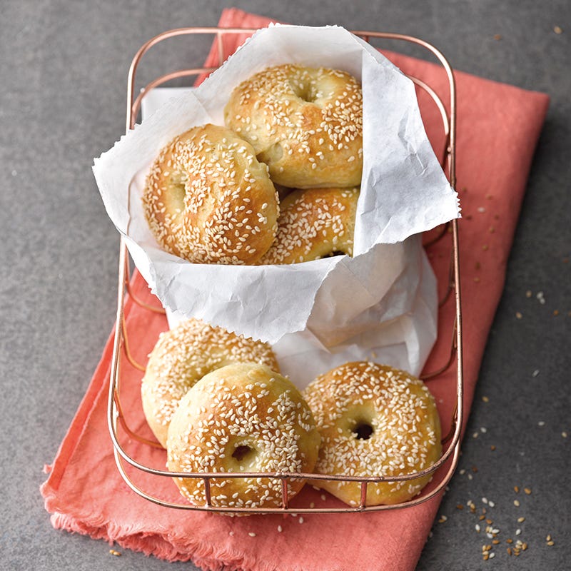 Foto van Sesambagels door WW