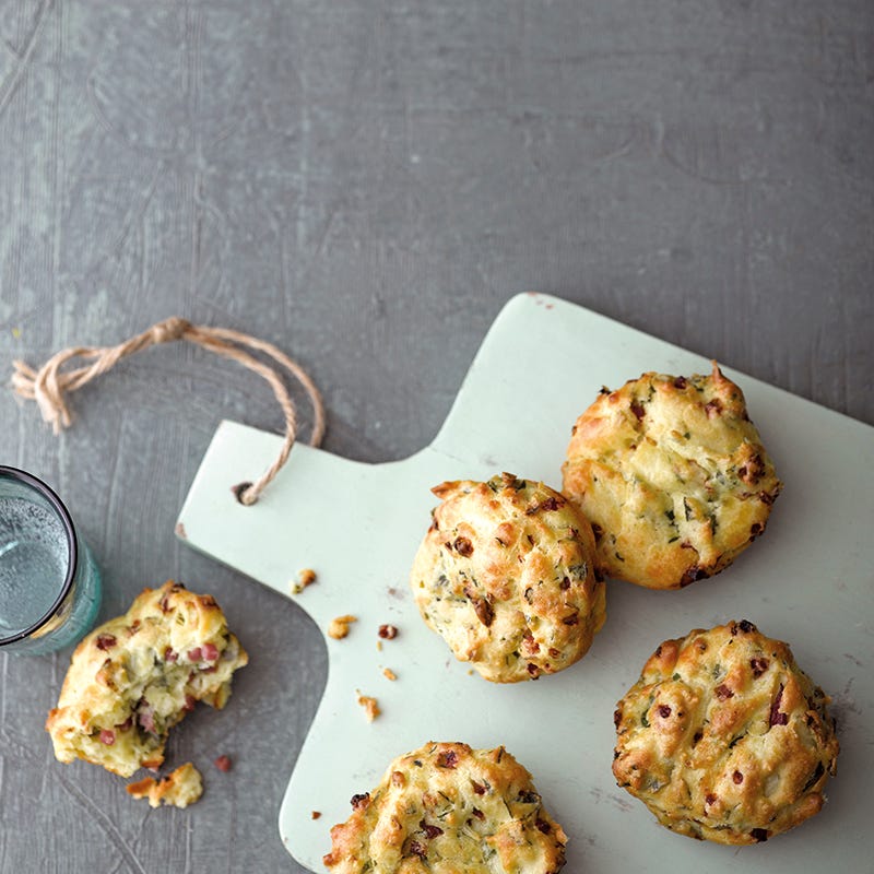 Foto van Basilicum-hammuffins door WW