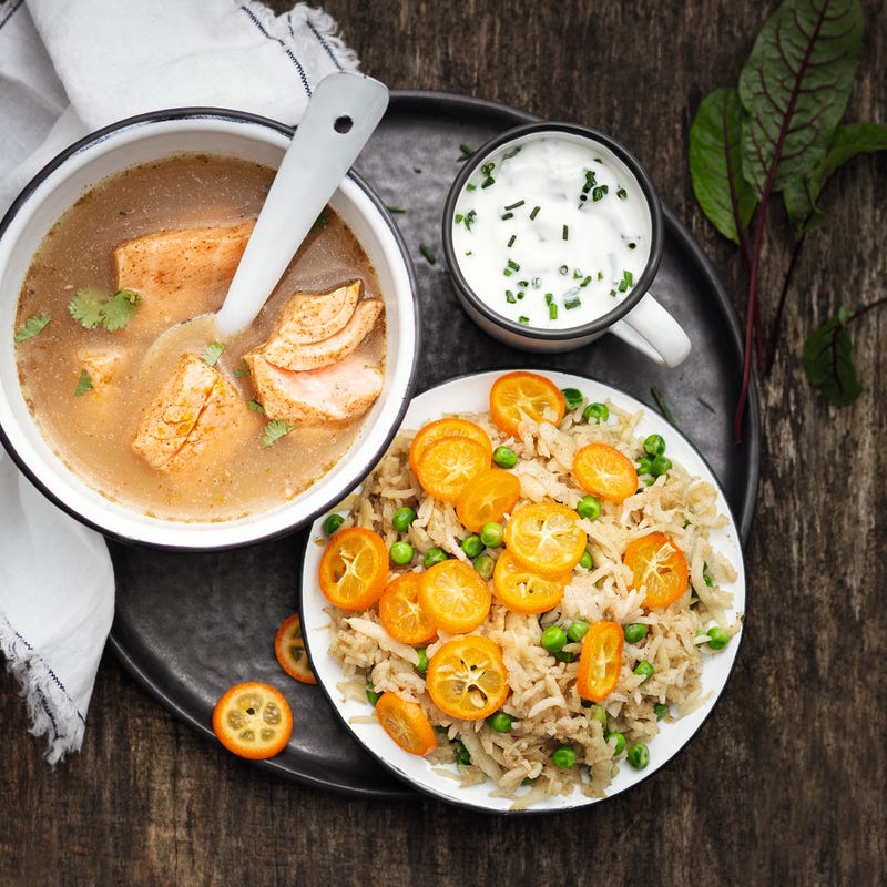 Photo de Saumon mi-cuit au bouillon épicé prise par WW