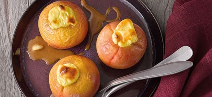 Bratapfel mit Cheesecake-Füllung