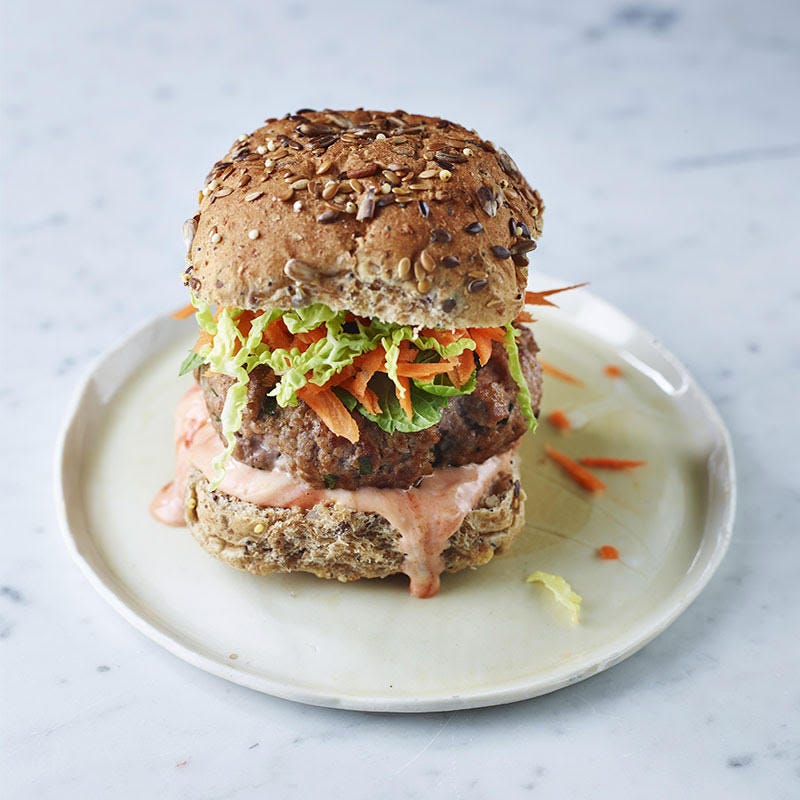 ViktVäktarna - Thaiburgare med chilimajjo