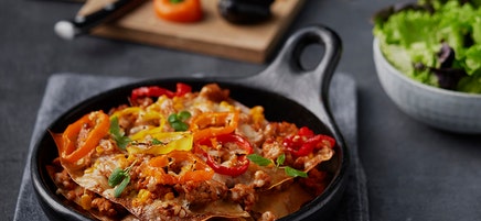 Tacolasagne med kyckling