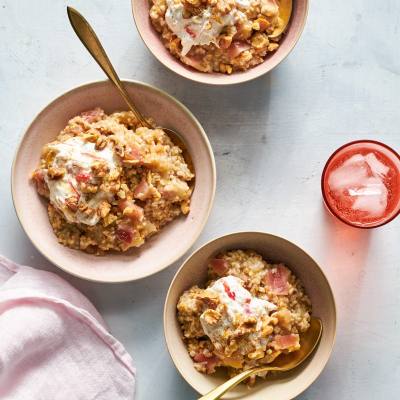 Photo of Steel-cut oats with maple labneh by WW