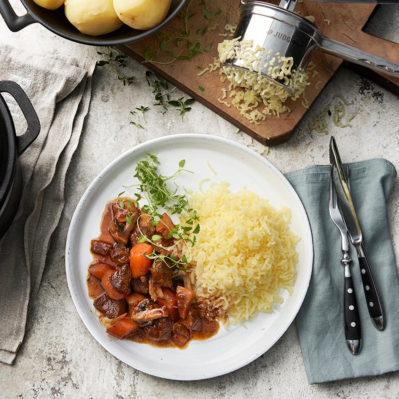 ViktVäktarna - Mustig köttgryta med rotfrukter och svamp