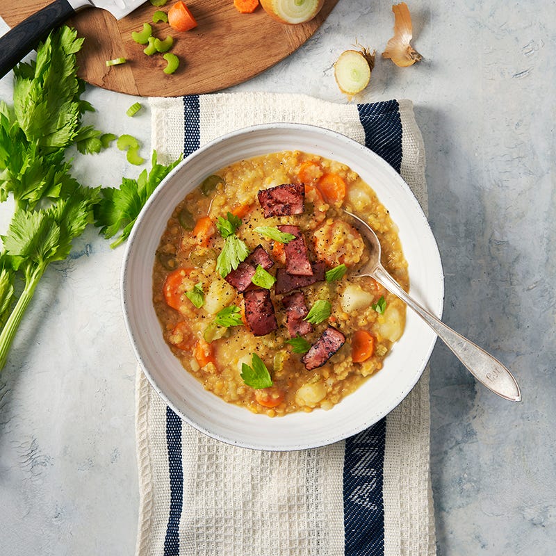 ViktVäktarna - Linssoppa med kalkonbacon