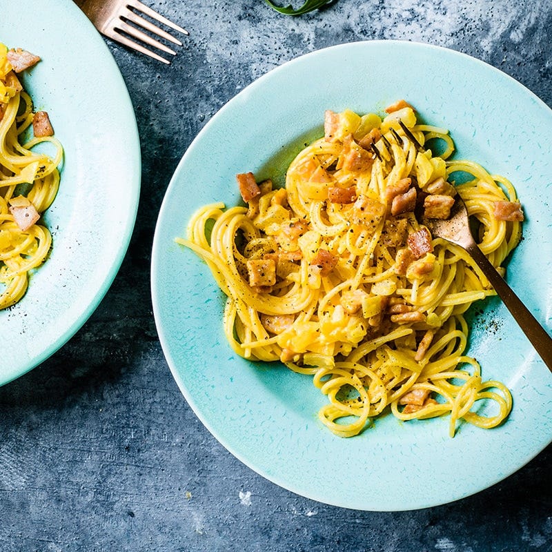 Easy carbonara