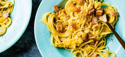 Easy carbonara