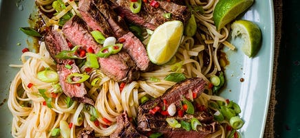 Easy Thai beef salad