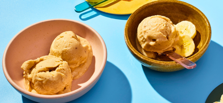 Two-ingredient banana “nice" cream