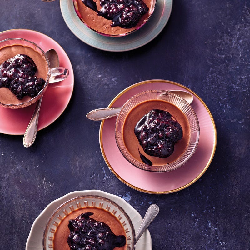 Schokoladen-Panna-Cotta