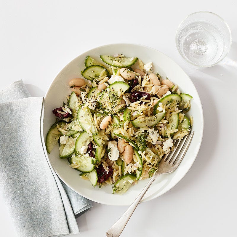 Photo of Mediterranean Pasta & White Bean Salad For One by WW