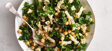 Salade de pâtes et pois chiches (pasta e ceci) sans mayonnaise