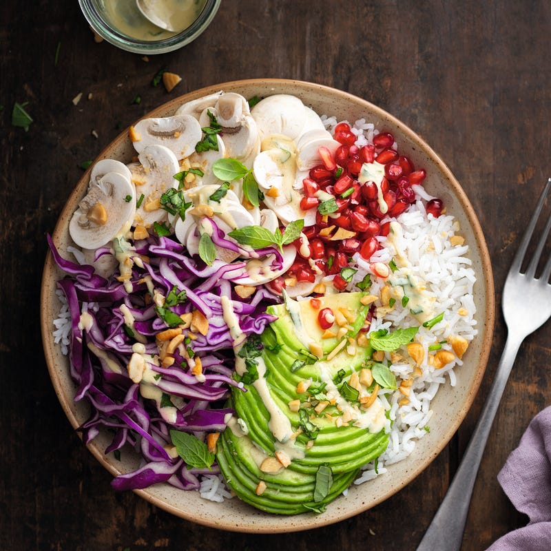 Photo de Buddha bowl multicolore prise par WW