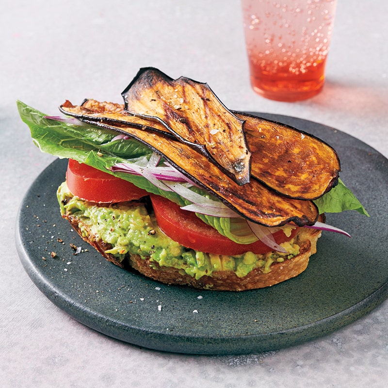 Eggplant BLT sandwiches
