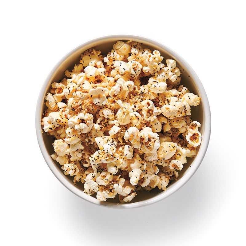 Everything-bagel popcorn