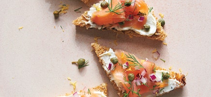 Smoked Salmon Canapes