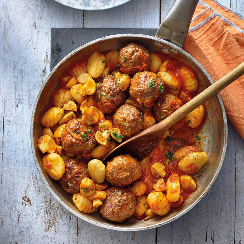 Foto van Gehaktballetjes met gnocchi door WW