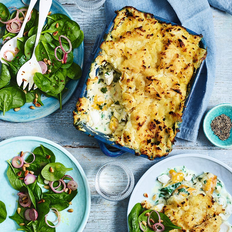 ViktVäktarna - Fiskgratäng med rotsellerimos