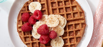 Cinnamon Roll-Protein Waffles (Mini-Size)