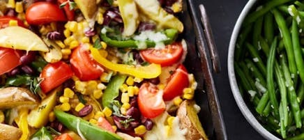 Légumes au four tex mex