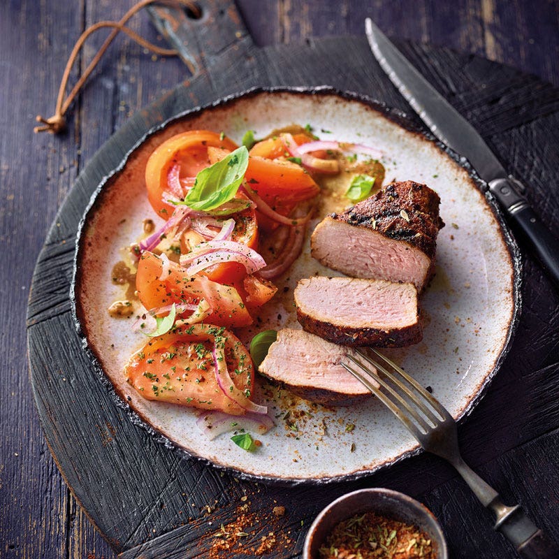Schweinemedallions mit Jerk-Rub