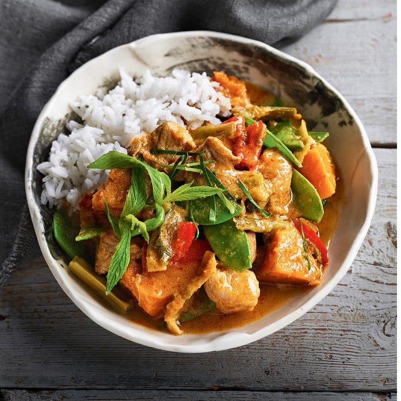 Photo of Pork & vegetable curry by WW