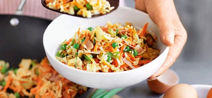 Simple egg fried rice