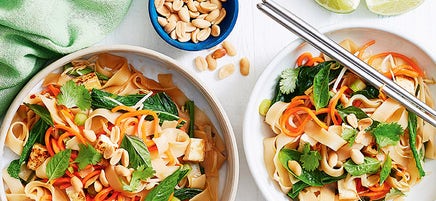 Vegetarian pad Thai