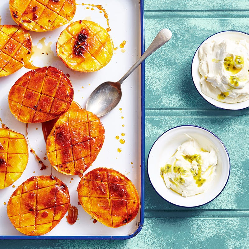 Photo of Brûléed mango with passion fruit cream by WW