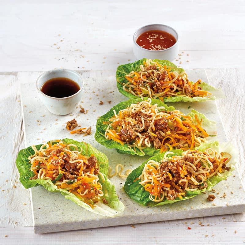 Salatschiffchen süss-sauer
